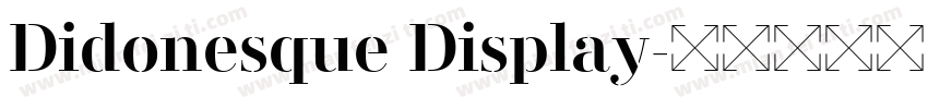 Didonesque Display字体转换